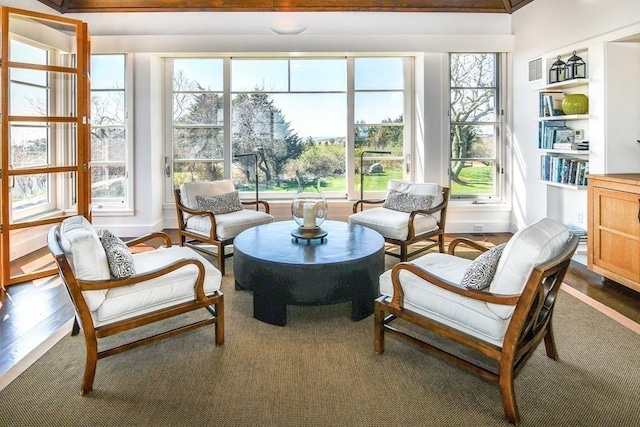 sunroom featuring plenty of natural light