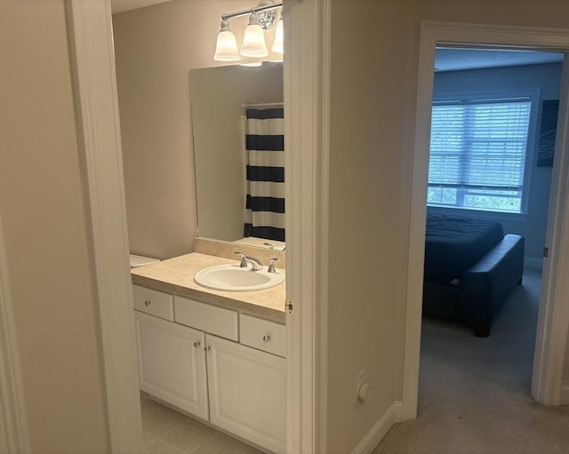 43 Longview Cir Unit B, Ayer, MA 01432 - bathroom with vanity and a shower with curtain