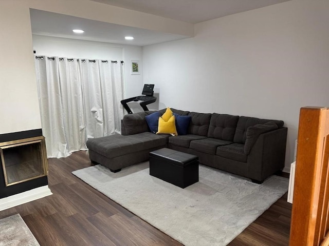 159 Tall Oaks Dr Unit H, Weymouth, MA 02190 - living room with wood finished floors and recessed lighting
