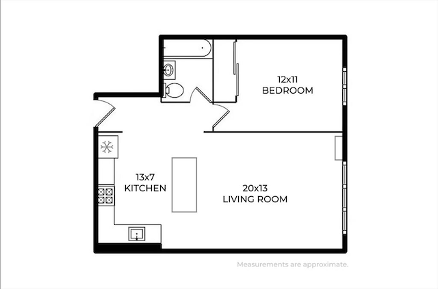 44 Lafayette Ave Unit 503, Chelsea, MA 02150 - room layout