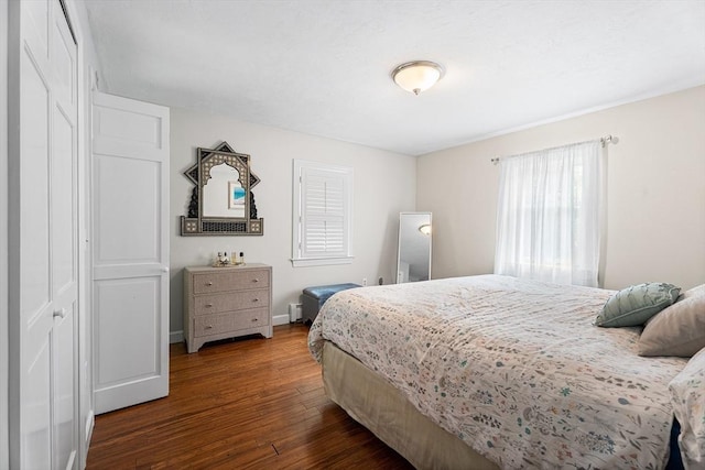6 Fruit St, Hopkinton, MA 01748 - bedroom featuring dark wood-type flooring and baseboards