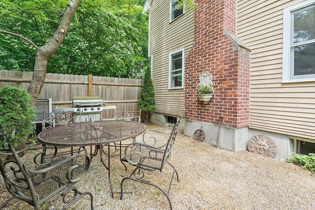 6 Fruit St, Hopkinton, MA 01748 - view of patio / terrace featuring a grill and outdoor dining area