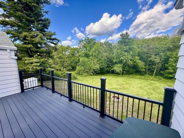 167 Pleasant St, East Longmeadow, MA 01028 - wooden terrace featuring a lawn