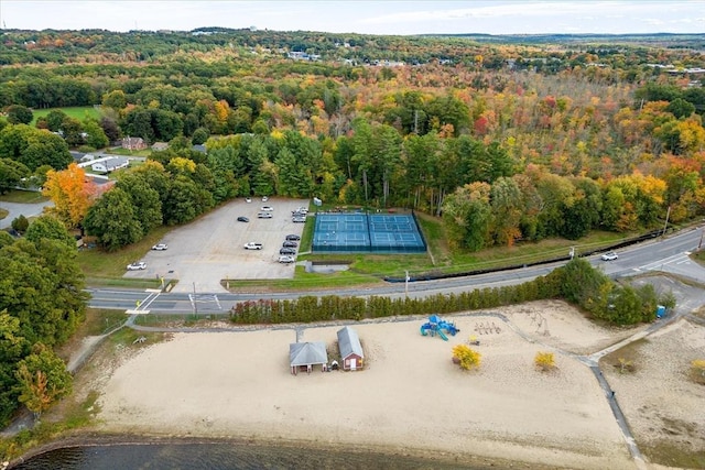 aerial view with a view of trees