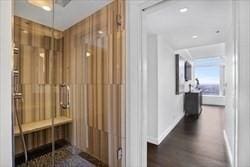 hall with baseboards