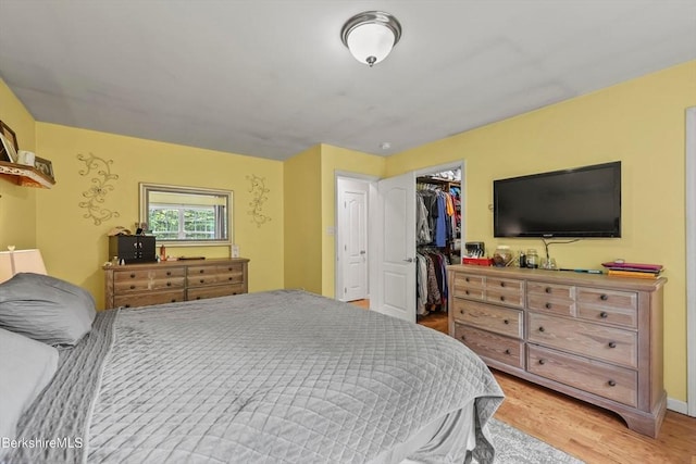 32 Scott Rd, Savoy, MA 01256 - bedroom with wood finished floors, a spacious closet, and a closet