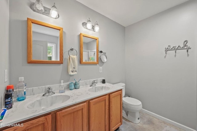 32 Scott Rd, Savoy, MA 01256 - full bathroom featuring double vanity and a shower
