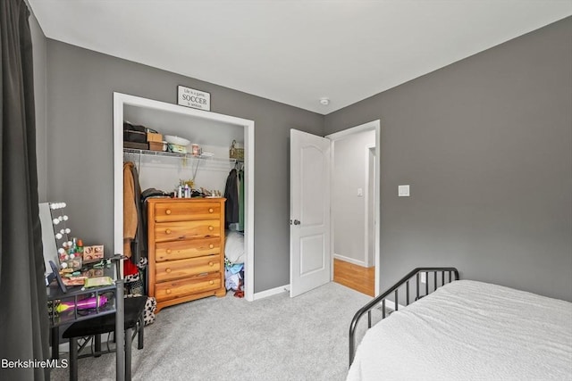 32 Scott Rd, Savoy, MA 01256 - bedroom with a closet, carpet flooring, and an office area