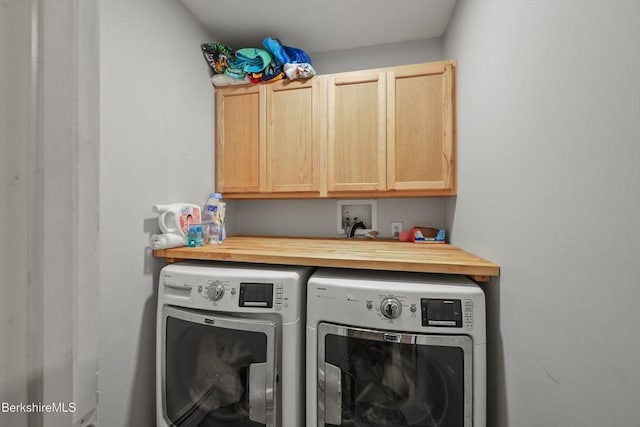32 Scott Rd, Savoy, MA 01256 - laundry area featuring washing machine and clothes dryer and cabinet space