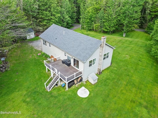 32 Scott Rd, Savoy, MA 01256 - aerial view of property and surrounding area