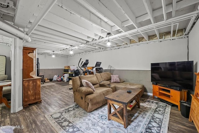 32 Scott Rd, Savoy, MA 01256 - living area with wood finished floors