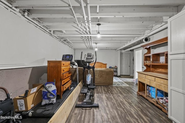 32 Scott Rd, Savoy, MA 01256 - below grade area with wood finished floors