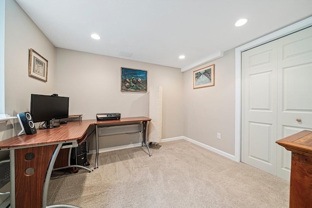 9 Captains Way E, Bridgewater, MA 02333 - carpeted office with baseboards and recessed lighting