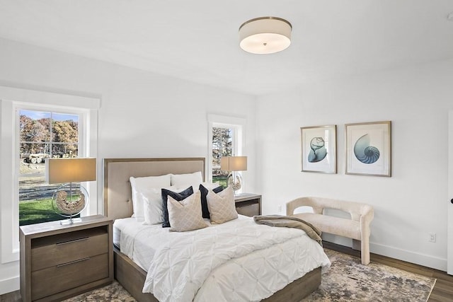 25 Salisbury Hill Blvd Unit 62, Worcester, MA 01609 - bedroom with multiple windows, wood finished floors, and baseboards