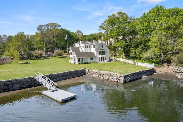 4 Lane Rd, Gloucester, MA 01930 - dock featuring a water view