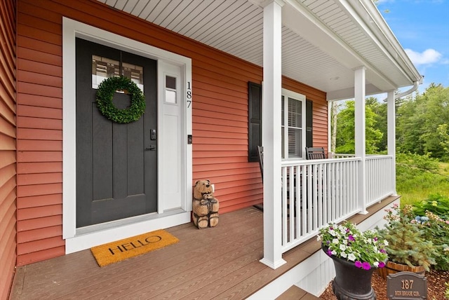 187 Run Brook Cir, Taunton, MA 02780 - entrance to property with a porch