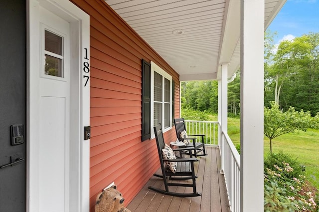 187 Run Brook Cir, Taunton, MA 02780 - porch featuring a yard