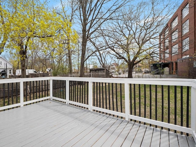 73 Laurel St, Leominster, MA 01453 - deck with a yard and a fenced backyard