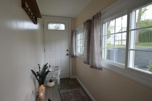 11 Dallas St, Worcester, MA 01604 - doorway to outside featuring wood finished floors and baseboards