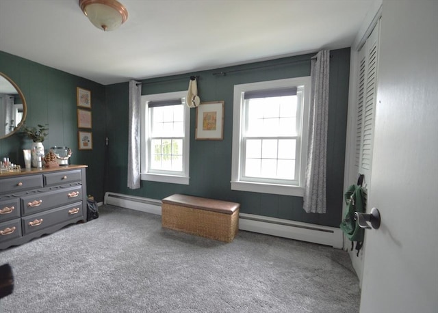11 Dallas St, Worcester, MA 01604 - carpeted bedroom featuring a baseboard radiator