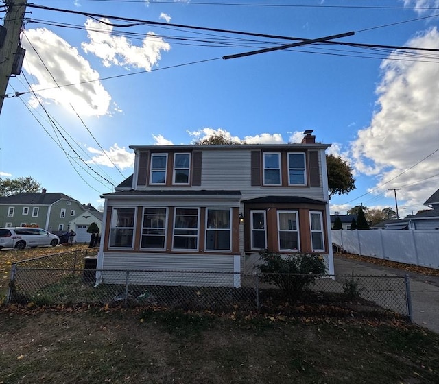 view of front of property