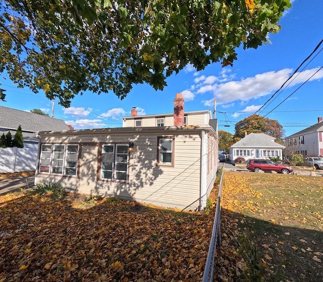 view of side of property