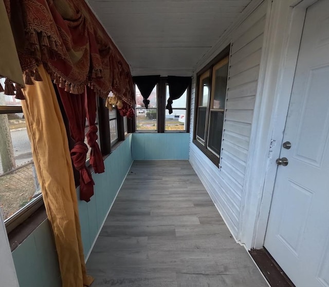 exterior space with a porch