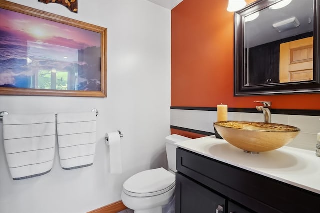 241 Broadway Rd Unit 56, Dracut, MA 01826 - half bathroom featuring toilet and vanity