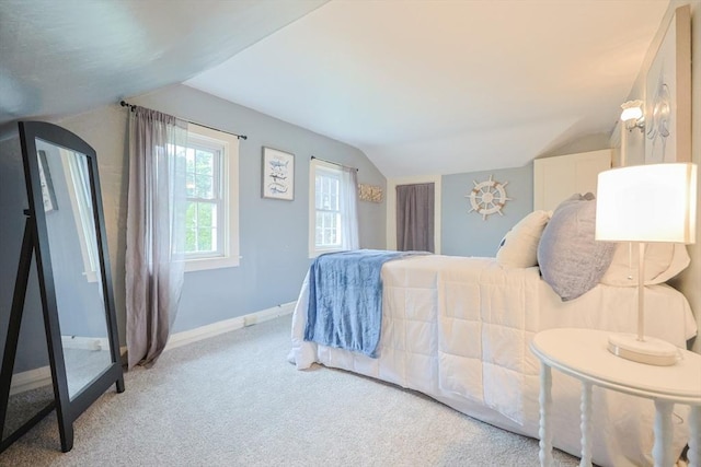 21 Witherell Pl, Plainville, MA 02762 - bedroom with lofted ceiling, light colored carpet, and baseboards