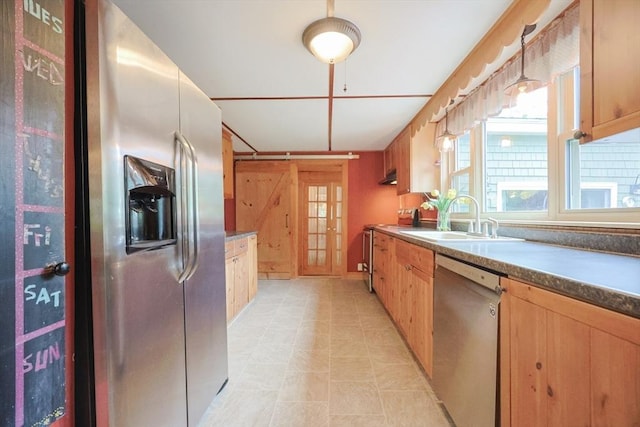 21 Witherell Pl, Plainville, MA 02762 - kitchen featuring appliances with stainless steel finishes, a sink, and french doors