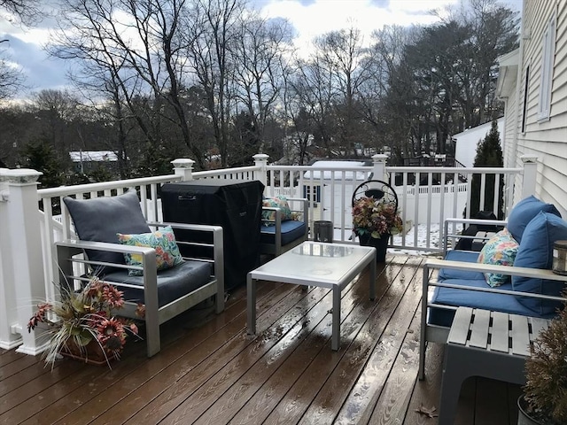 view of deck