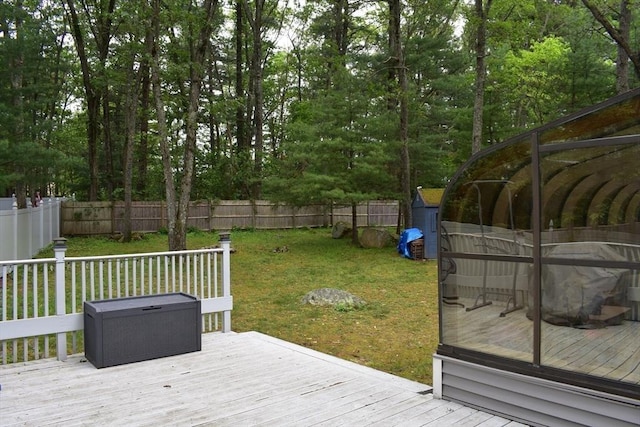 16 Sherborne Cir, Ashland, MA 01721 - view of wooden deck