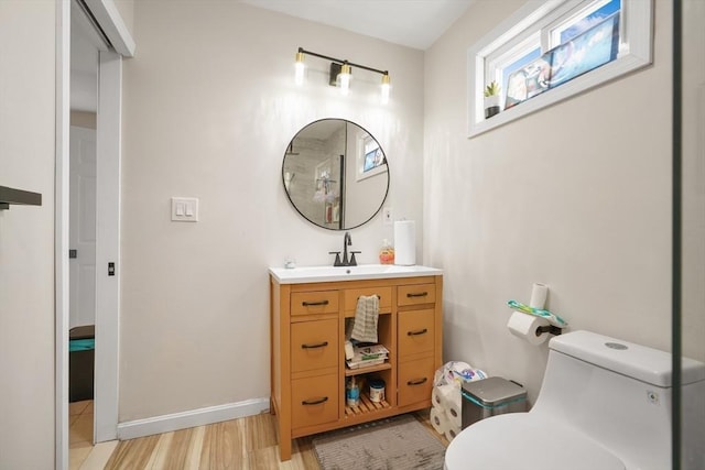 32 Slater St, Fall River, MA 02720 - bathroom with vanity and wood finished floors