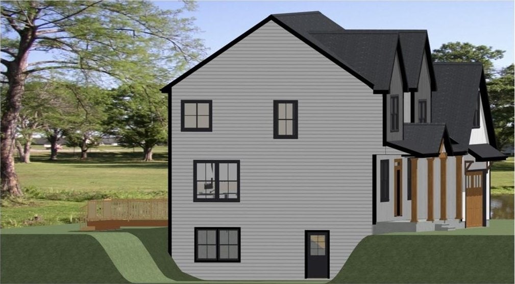 view of side of property