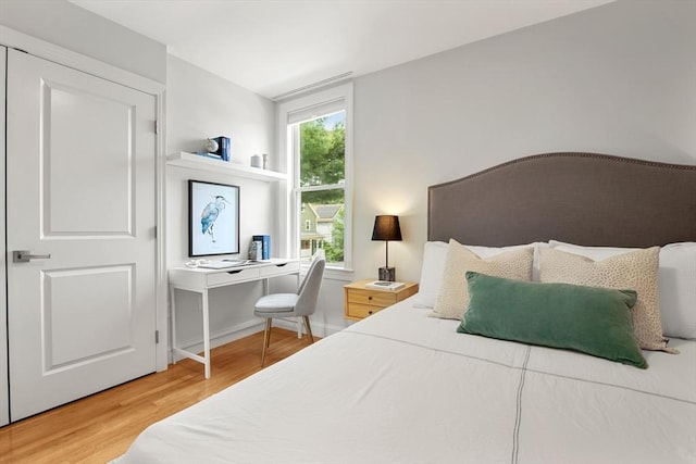 34 Leniston St Unit 2, Boston, MA 02131 - bedroom featuring light wood-type flooring and a desk