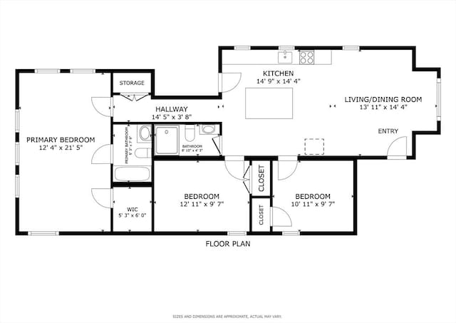 34 Leniston St Unit 2, Boston, MA 02131 - floor plan / room layout