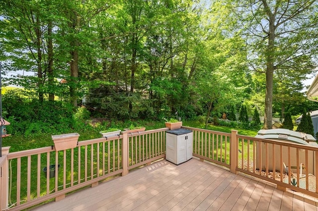 22 Edgewood Ave, West Boylston, MA 01583 - view of wooden deck