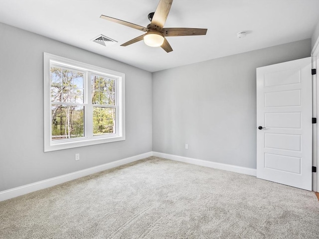 310 Old Westport, Dartmouth, MA 02747 - carpeted spare room with ceiling fan, baseboards, and a smoke detector