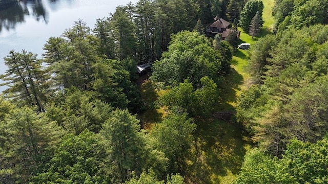 270 Holtshire Rd, Orange, MA 01364 - aerial view of property's location with a heavily wooded area and a large body of water