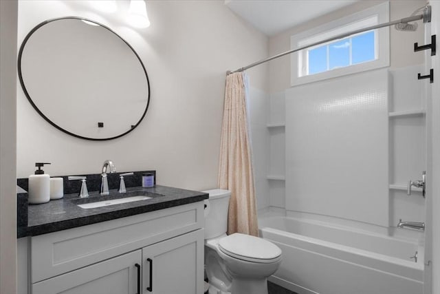 27 Sophia Dr, Rehoboth, MA 02769 - full bathroom with shower / bathtub combination with curtain, vanity, and toilet
