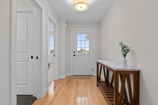 27 Sophia Dr, Rehoboth, MA 02769 - entryway with light wood-style floors and baseboards