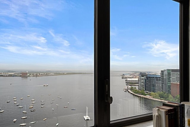 65 E India Unit 27F, Boston, MA 02110 - water view