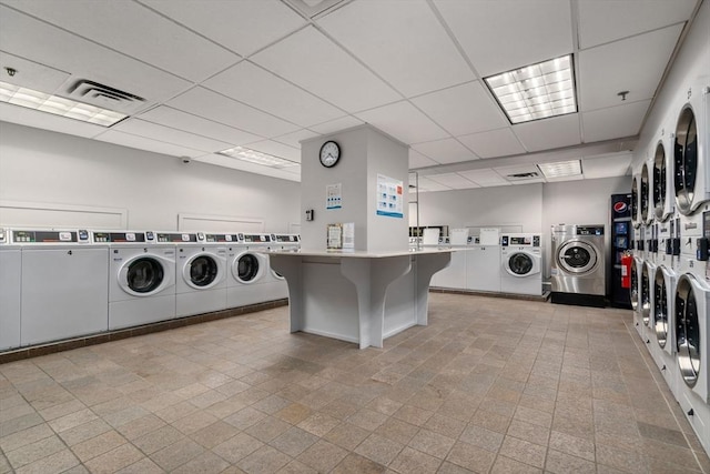 65 E India Unit 27F, Boston, MA 02110 - shared laundry with washer and dryer and stacked washer / drying machine