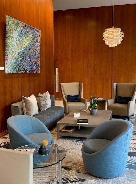 65 E India Unit 27F, Boston, MA 02110 - common area with wood walls
