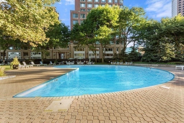 65 E India Unit 27F, Boston, MA 02110 - community pool with a patio