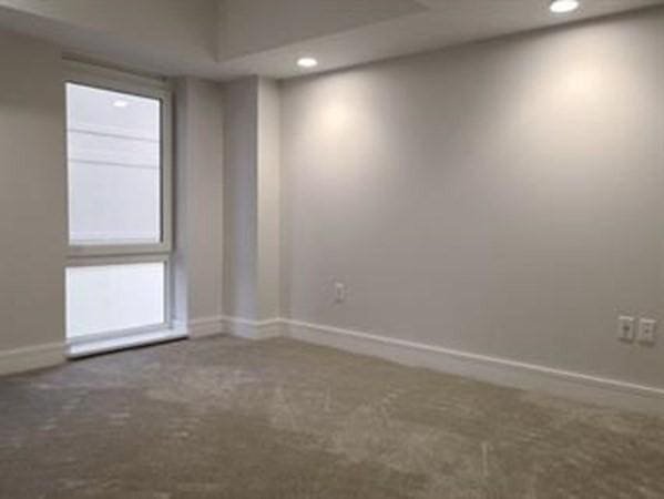 262 Monsignor Obrien Hwy Unit 503, Cambridge, MA 02141 - spare room with carpet flooring and recessed lighting