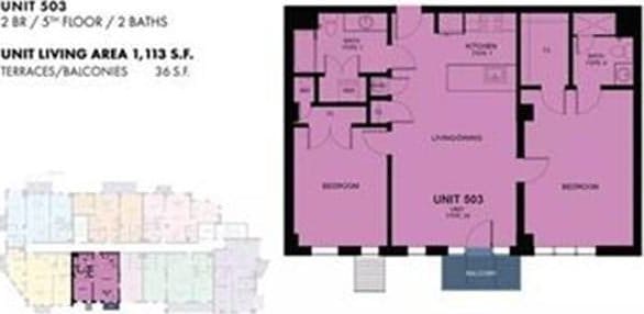 262 Monsignor Obrien Hwy Unit 503, Cambridge, MA 02141 - view of home floor plan