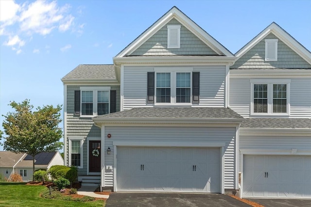 5 Redwood Path Unit 5, Hopkinton, MA 01748 - multi unit property with an attached garage, driveway, and a shingled roof