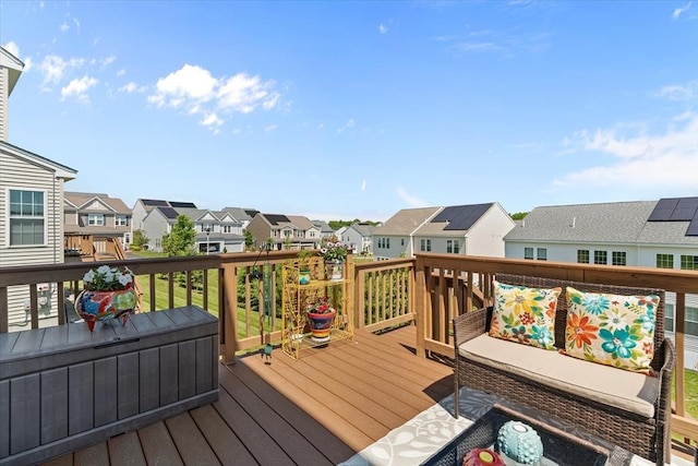 5 Redwood Path Unit 5, Hopkinton, MA 01748 - wooden terrace featuring a residential view