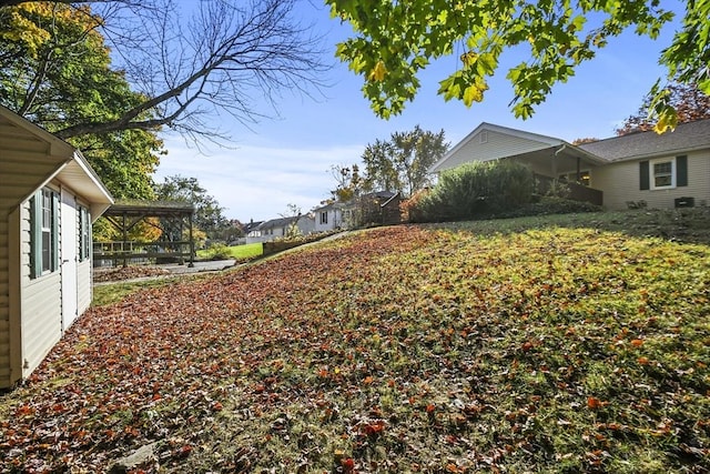 view of yard